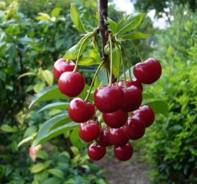 Дерево, или крупный кустарник с шаровидной кроной. Широко известная плодовая (косточковая) культура, важнейшая в нашей стране. Относится к числу ценных и очень полезных для здоровья человека культурных растений. Вишня обыкновенная